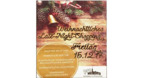 Late-Night-Shopping in Ascheberg